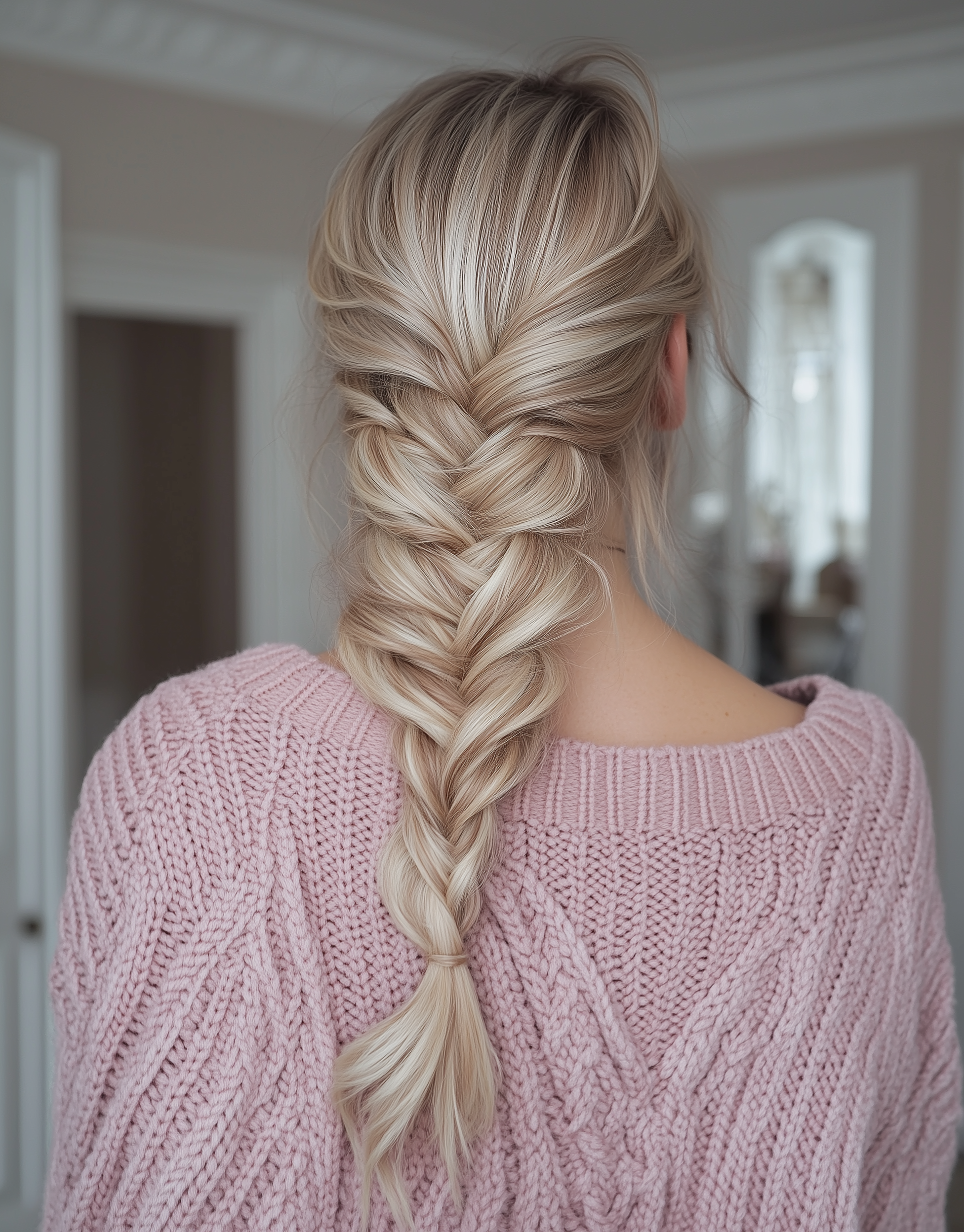 Easy Fishtail Braid for Long Hair